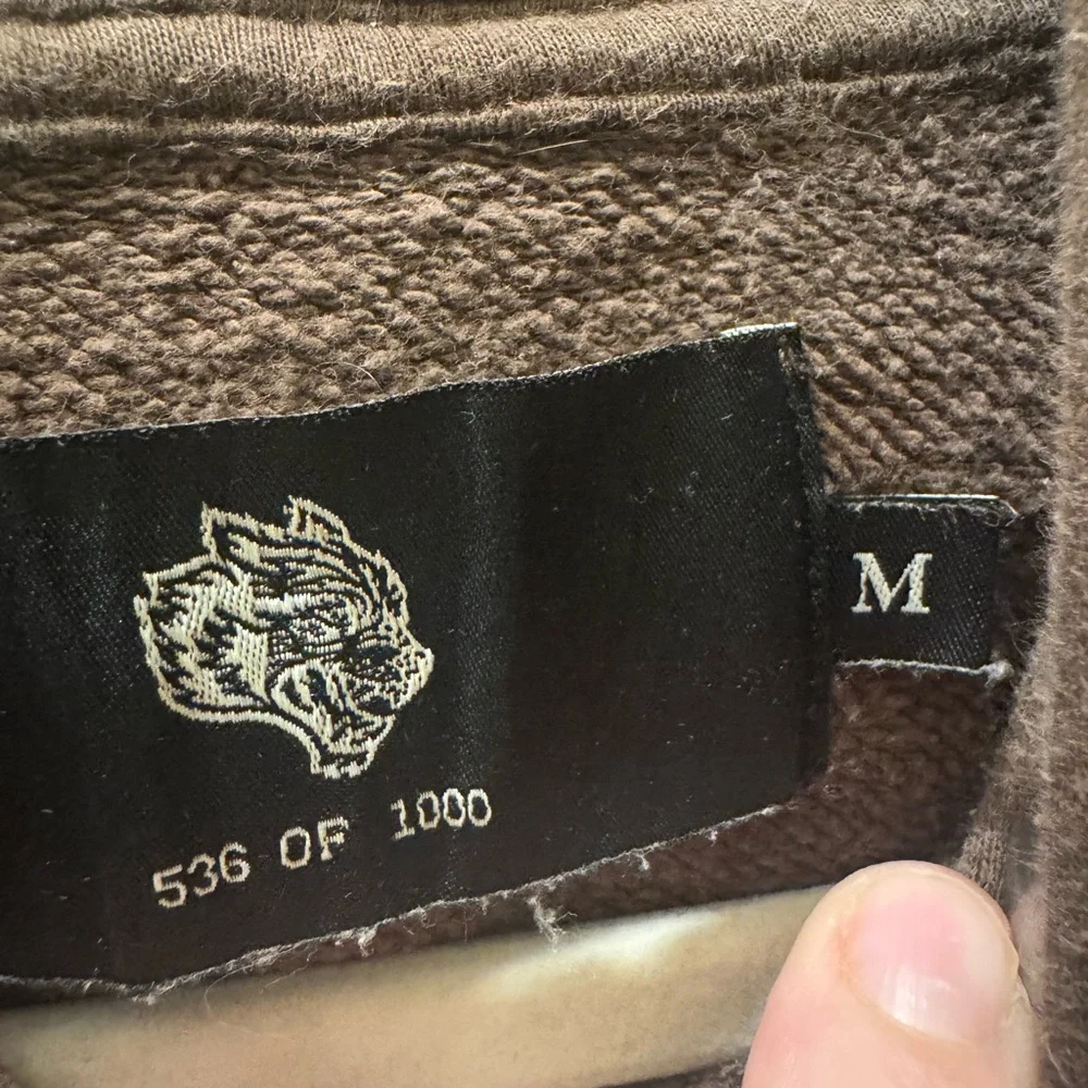 Darc Sport Brown Oversized Graphic Hoodie - Picture 4 of 8